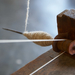 Weaving action - Teotitlan de Valle, Mexico, 2007