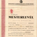 1943.04.01. Horváth Ferenc Mesterlevele