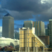 Canary Wharf bank skyline