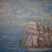 barkentin 1,Four-mast  oil,canvas