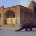 Iszfahán, a természettudományi múzeum udvara