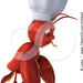 226942-Royalty-Free-RF-Clipart-Illustration-Of-A-3d-Lobster-Chef