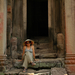 Bayon lépcsőjén (Angkor Thom)