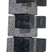 141 - Erős Apolka - Zöldfülü, 2001. 38x17x15cm - Kubai márvány -
