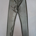 90717A-08 GUCCI GREY NYLON JERSEY TROUSERS SIZE 4 6(BACK) PRICE 