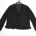 90802B-01A  GUCCI BLACK COTTON JERSEY TOP SIZE 2 4  PRICE USD 39