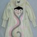 91012A-37A   GUCCI WHITE WOOL COTTON&WOOL COAT SIZE 2 4 6  PRICE