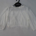 90714B-03 CHANEL WHITE GAUZE TOP SIZE 2 4 6(BACK) PRICE USD 37[1