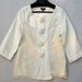 90717C-13 CHANEL WHITE DOUPION SILK&LACE TOP SIZE 2 4 6 PRICE US