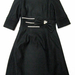 90924C-47  CHANEL BALCK WOOL COAT SIZE 2 4 6 PRICE USD39