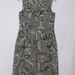 91010A-05   CHANEL GREY WOOL DRESS SIZE 2 4 6 (BACK) PRICE USD43