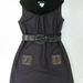 91017A-21  CHANEL PURPLE WOOL DRESS SIZE 2 4 6 PRICE USD40