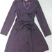 90924A-11 MIUMIU PURPLE COTTON DUSTCOAT SIZE 2 4 6 PRICE USD45