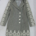 91015A-31A  MIUMIU GREY WOOL&COTTON COAT SIZE 2 4 6  PRICE USD51