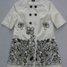 90802A-35  DKNY WHITE COTTON DUSTCOAT SIZE 2 4 6  PRICE USD 51[1