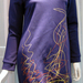 91008A-40A MOSCHINO PURPLE COTTON  DRESS SIZE 2 4 6 PRICE USD39