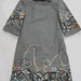 90804A-12 ANNASUI GREY WOOL COTTON DRESS SIZE 2 4 6 PRICE USD 46