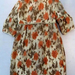 90804B-18 ANNASUI ORANGE ORGANZA DUSTCOAT SIZE 2 4 6(BACK) PRICE