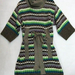 90806C-37 ANNASUI GREEN WOOL JERSEY DRESS SIZE 2 4 6 PRICE USD 4