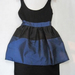 90807A-11A ANNASUI BLUE COTTON JERSEY&POLYESTER DRESS SIZE 2 4 P