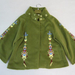 90805B-19 KENZO GREEN WOOL COTTON COAT SIZE 2 4 6 PRICE USD 44[1