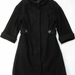 90924B-24  KENZO BLACK WOOL COAT SIZE 2 4 6 PRICE USD58