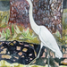 herron bird painting small