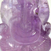 blessing ganesha carved in amethyst rq56